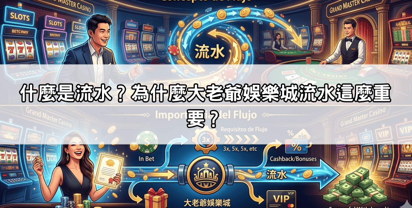 什麼是流水？為什麼大老爺娛樂城流水這麼重要？